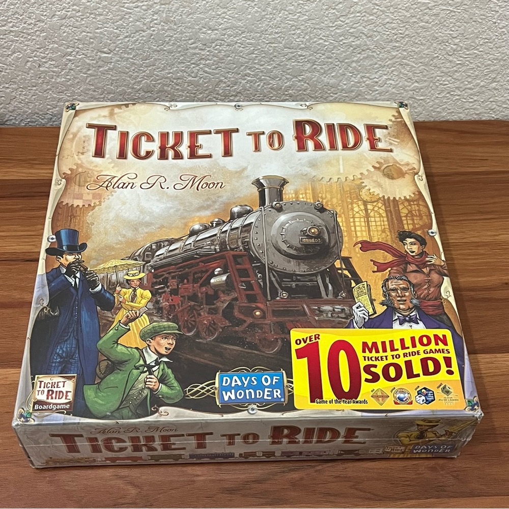 Ticket To Ride The Cross Country Train Adventure Board Game - New & Sealed